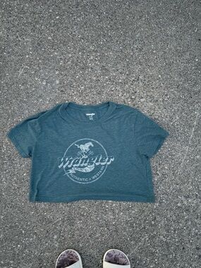 Wrangler Teal Green Graphic Tee